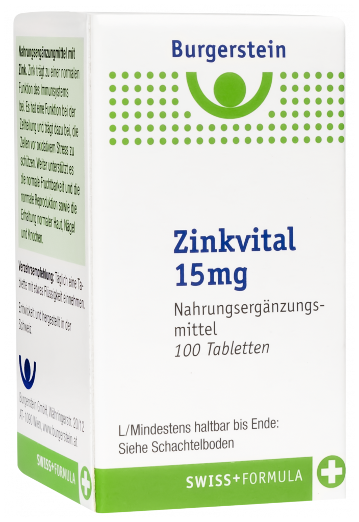 Burgerstein Zink Vital 15 mg 100 tablets