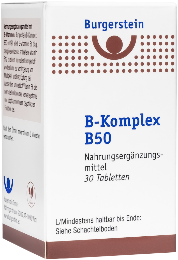 Burgerstein B complex B50 Aktiv - 30 capsules