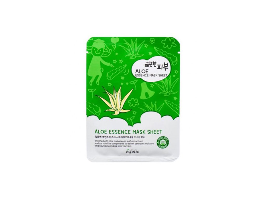 ESFOLIO PURE SKIN ALOE ESSENCE SHEET MASK 25 ml KOREA – My Dr. XM