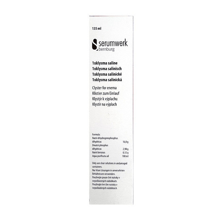 Saline enema 135 ml