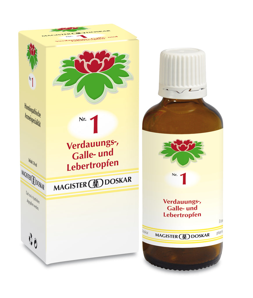 Magister Doskar No. 1 Digestive, Bile and Liver Drops 50 ml