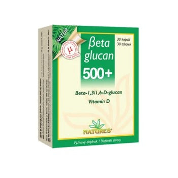 Beta glucan 500+, 30 capsules