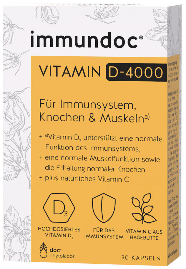 Doc phytolabor immunodoc Vitamin D-4000 - 30 Capsules