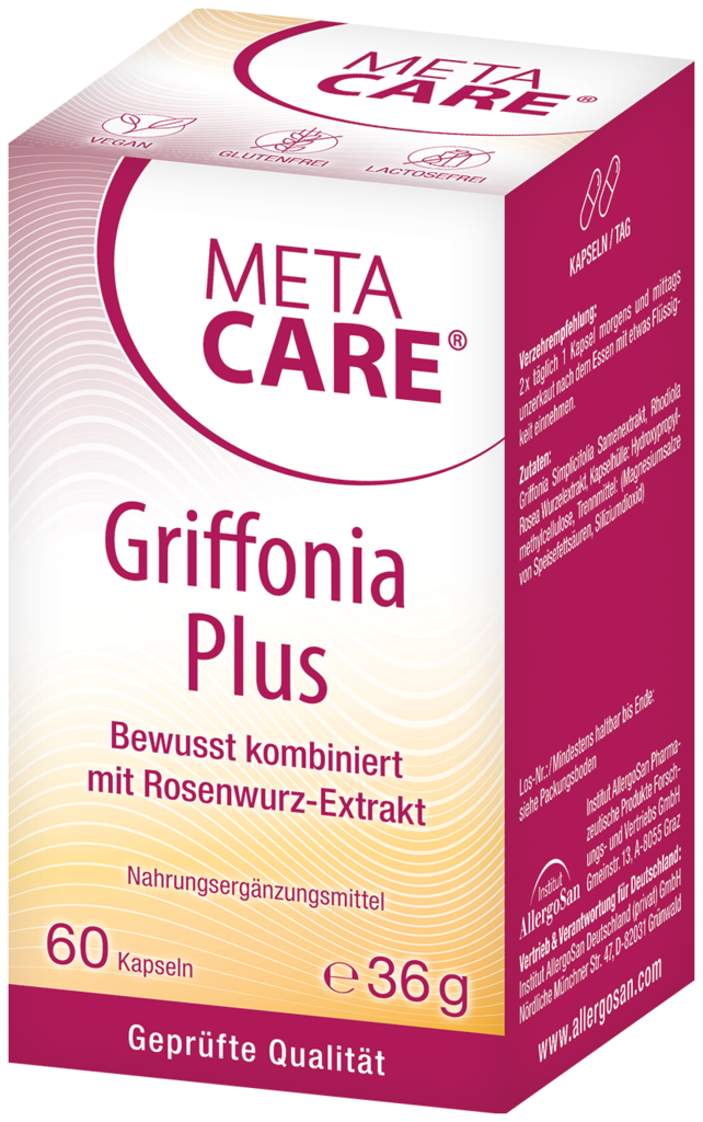 Meta-Care Griffonia Plus - 60 capsules