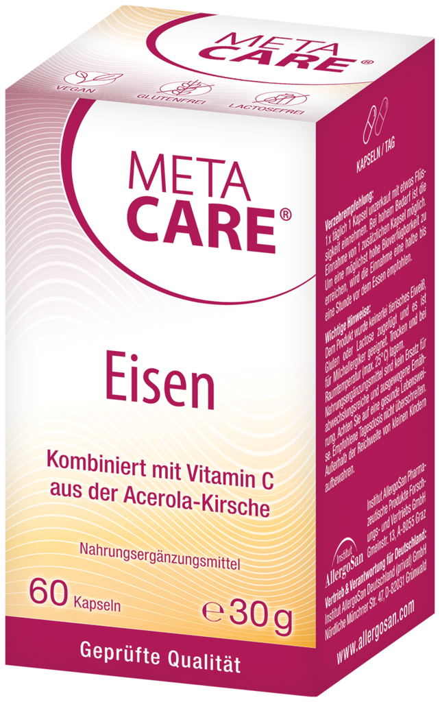Meta Care Iron - 60 capsules
