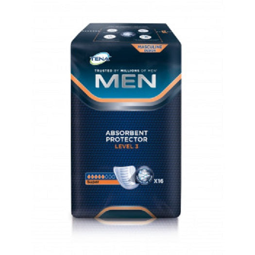 Tena MEN Level 3 Incontinence pads 16 pcs - mydrxm.com