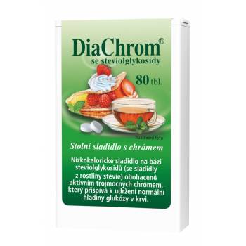 Diachrome with steviolglycosides 80 tablets - mydrxm.com