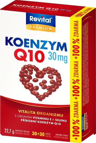 Revital Coenzyme Q10 30 mg + Selenium + Vitamin E 60 capsules