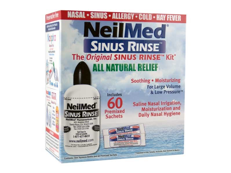 NeilMed Sinus Rinse Isotonic 240ml + 60 sachets