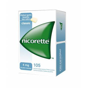 Nicorette Classic Gum 4 mg chewing gum 105
