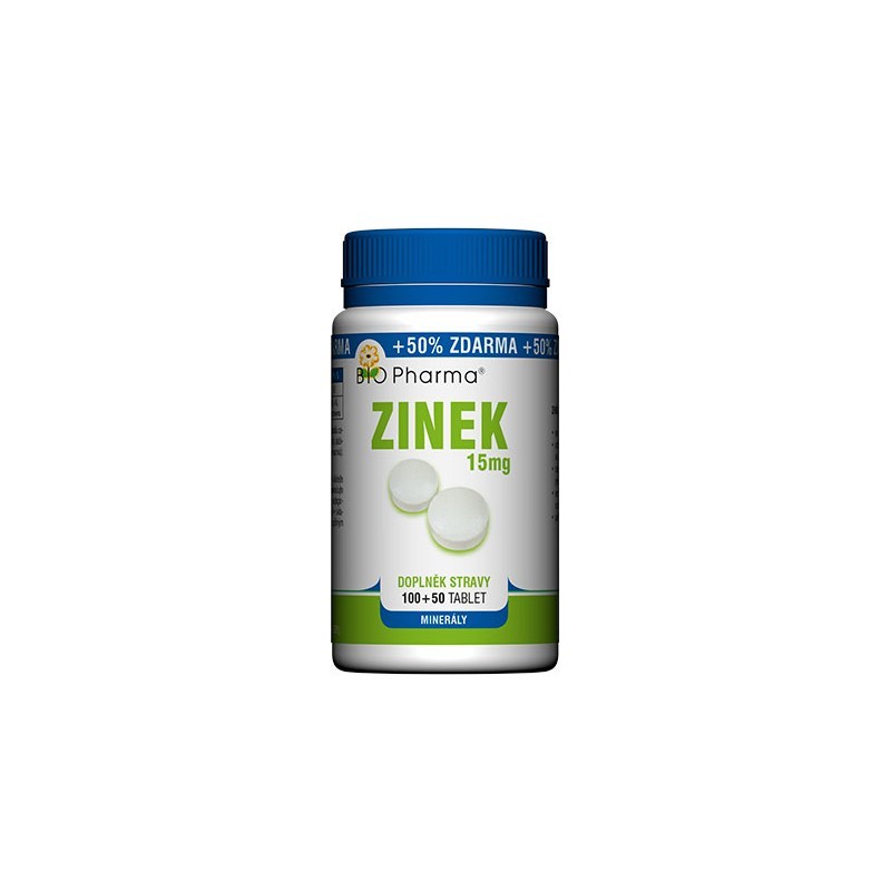 Zinc 15mg - 150 tablets