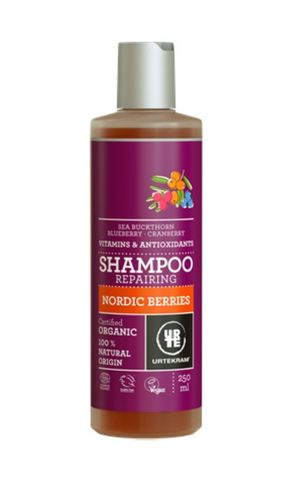 Urtekram Shampoo for damaged hair Nordic Berries 250 ml