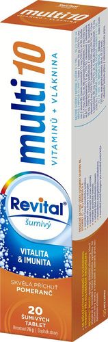 Revital Multi 10 orange 20 effervescent tablets