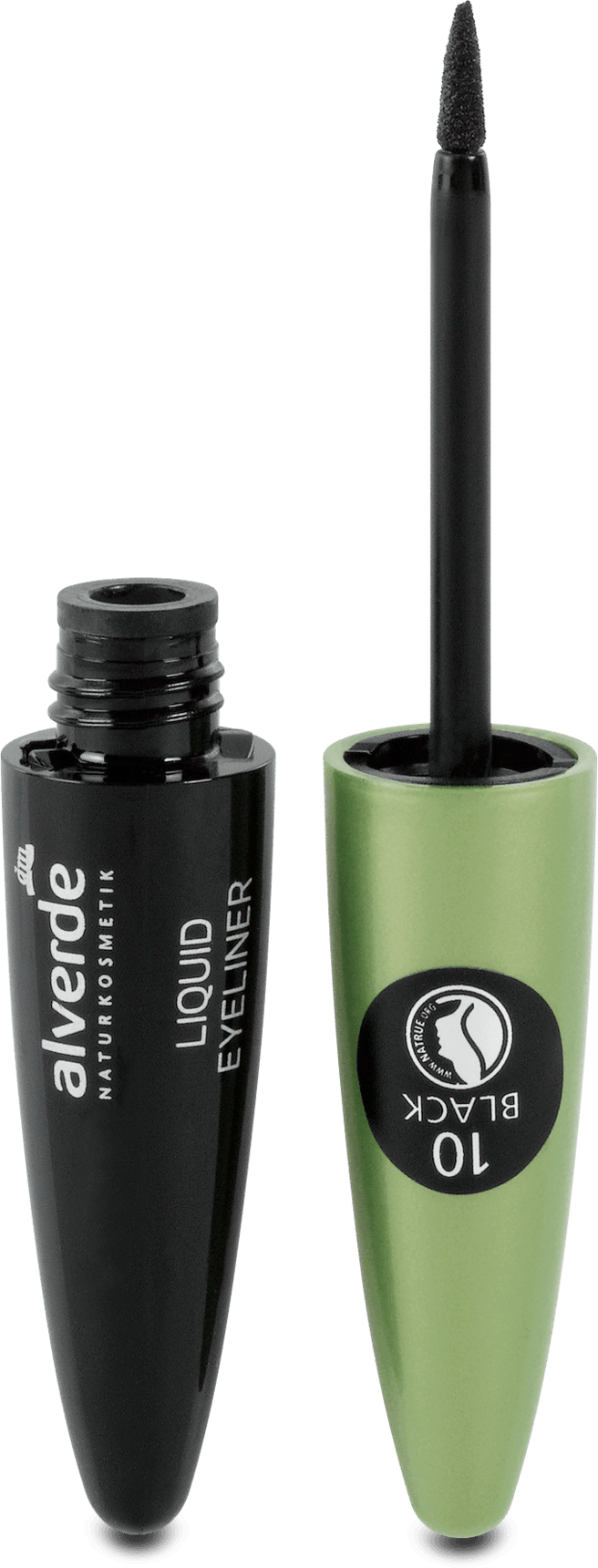 alverde NATURKOSMETIK liquid eyeliner 10 black, 3 ml