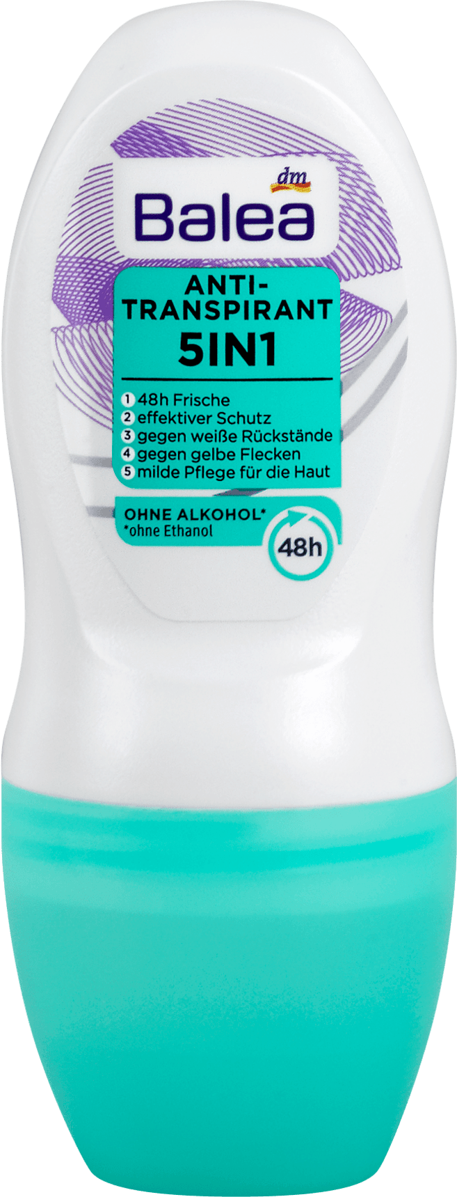 Balea deodorant roll-on 5-in-1 Protection, 50 ml