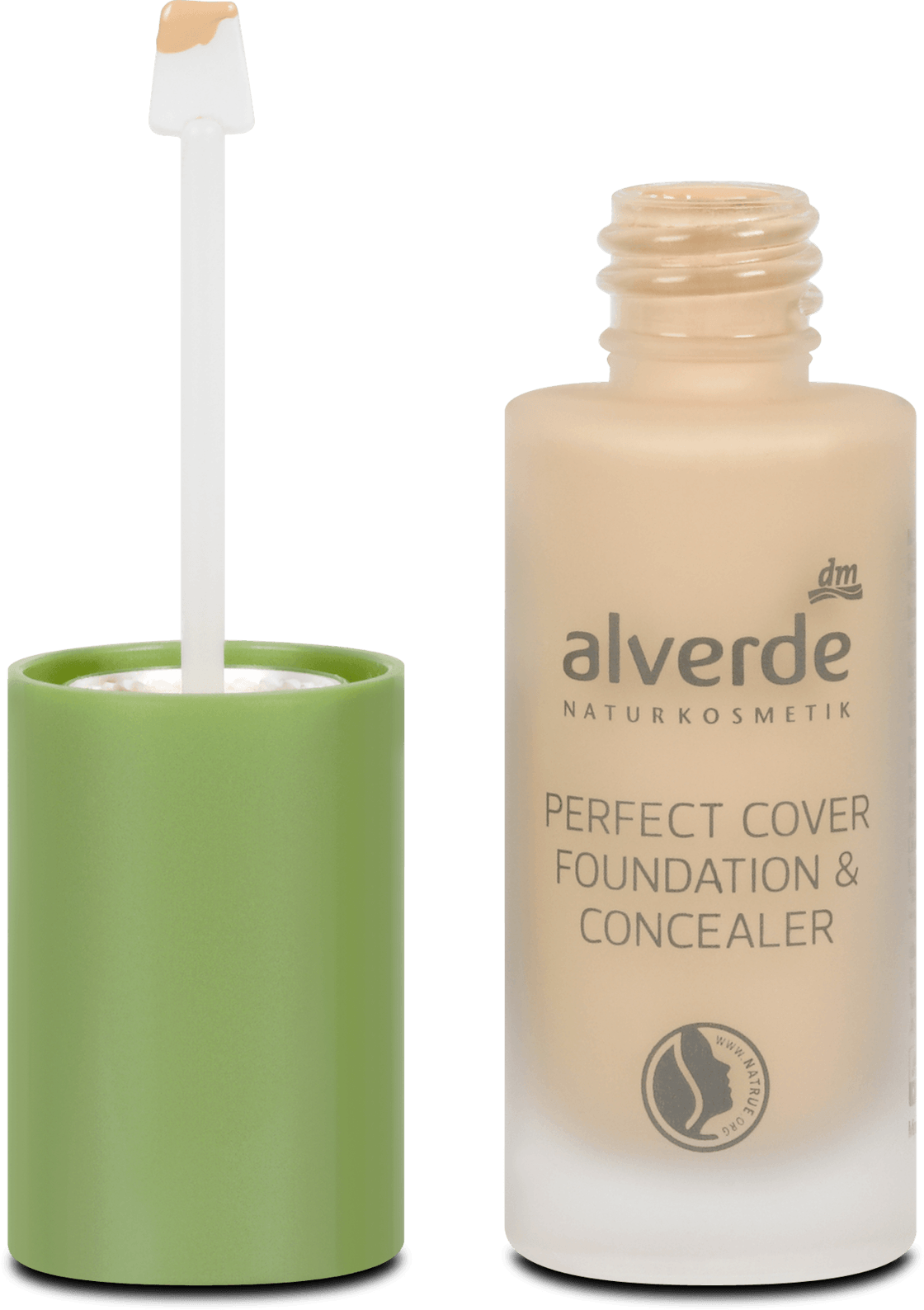 alverde NATURKOSMETIK make-up & concealer Perfect 40 Caramel, 20 ml