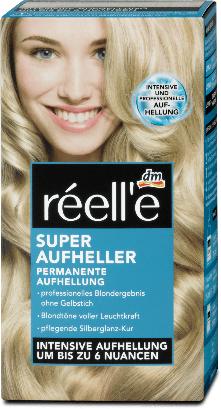 réell'e Super Blond permanent hair color