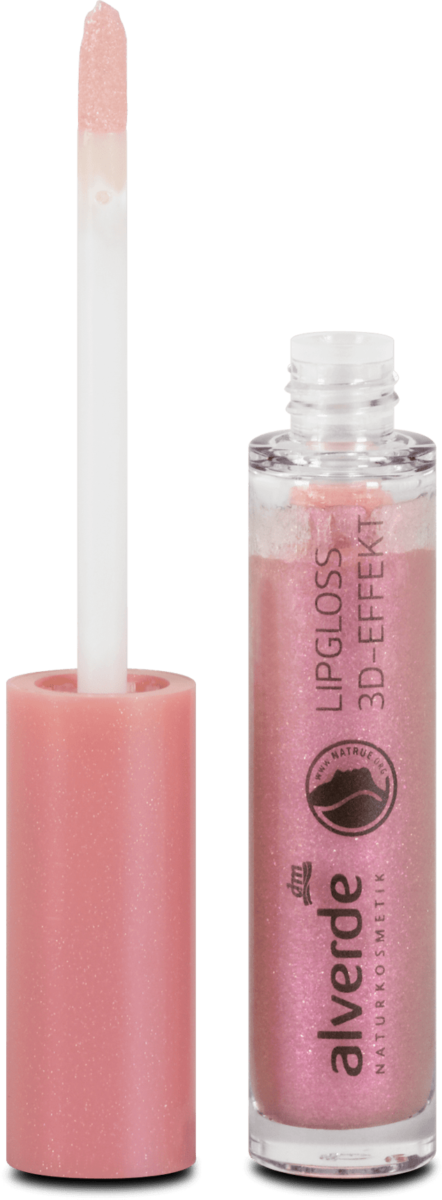 alverde NATURKOSMETIK lip gloss with 3D effect 02, 5 ml