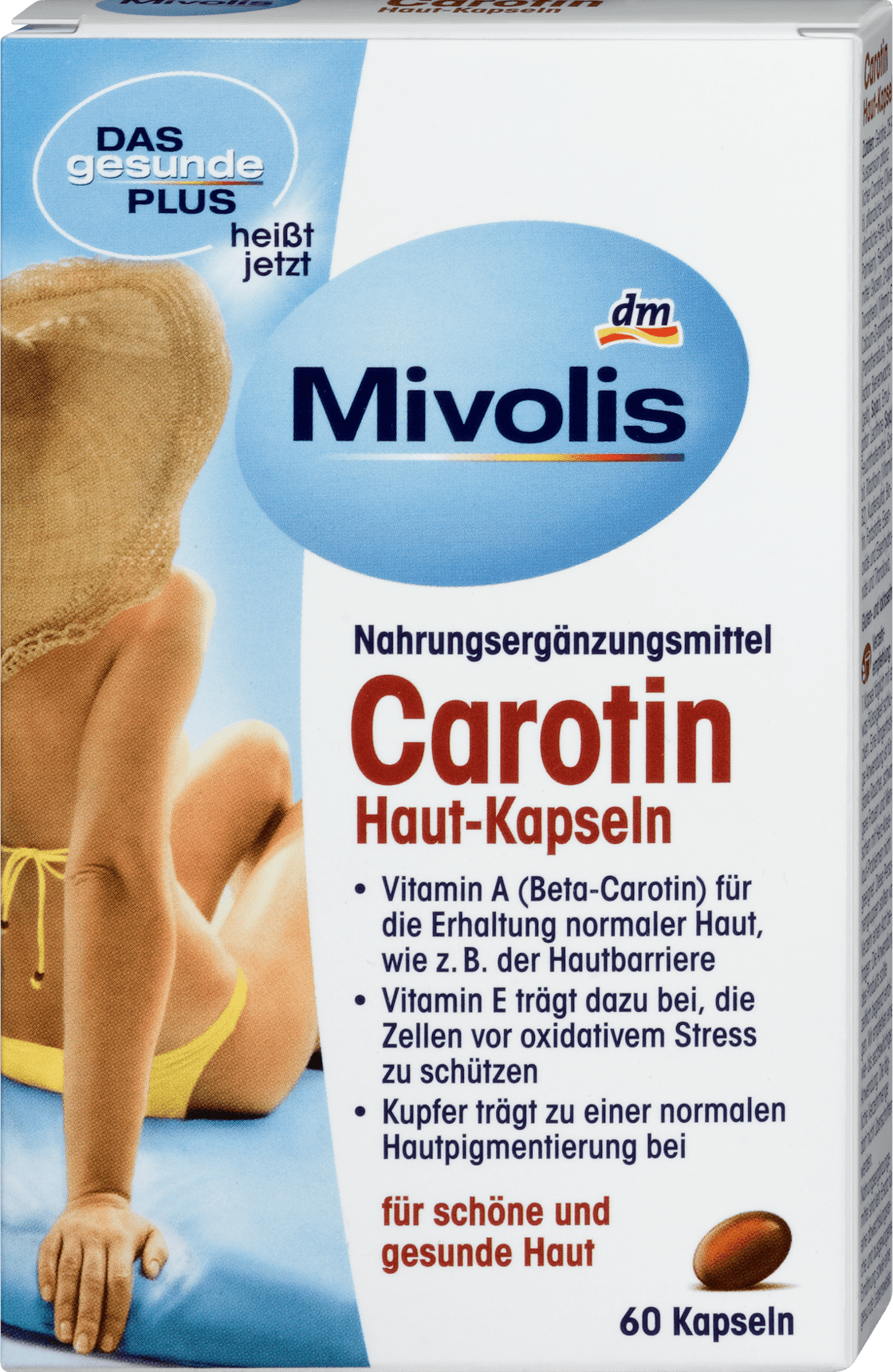Mivolis carotene, 60 capsules