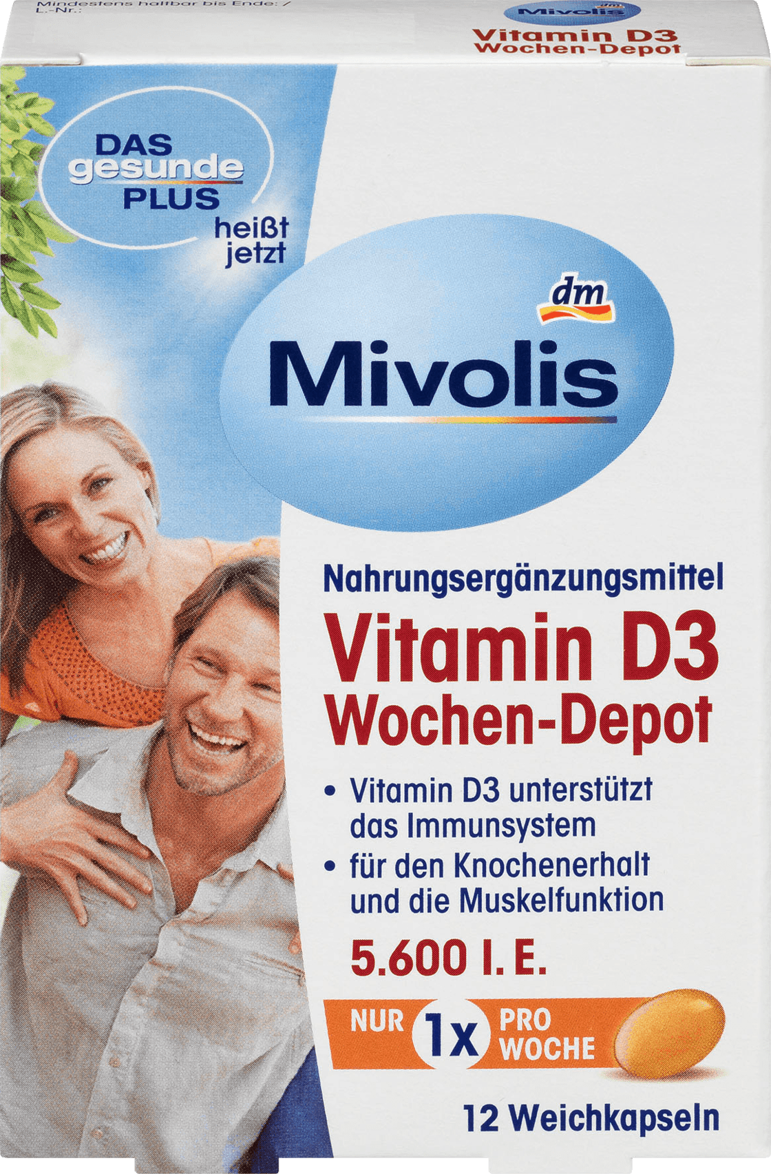 Mivolis vitamin D3 , 12 capsules