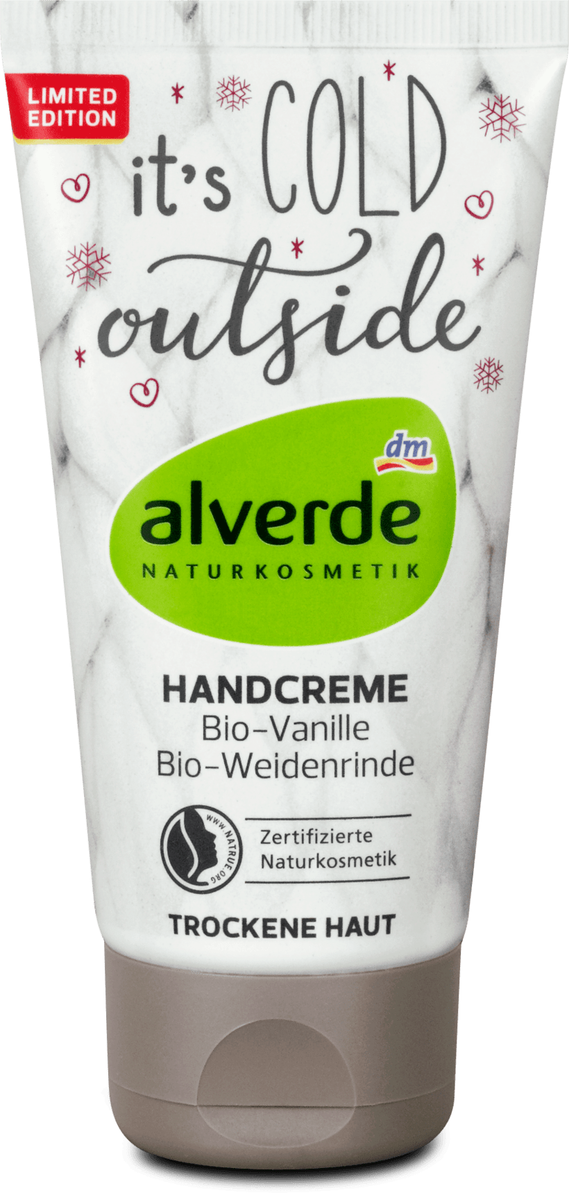 alverde NATURKOSMETIK it´s COLD outside hand cream, 75 ml