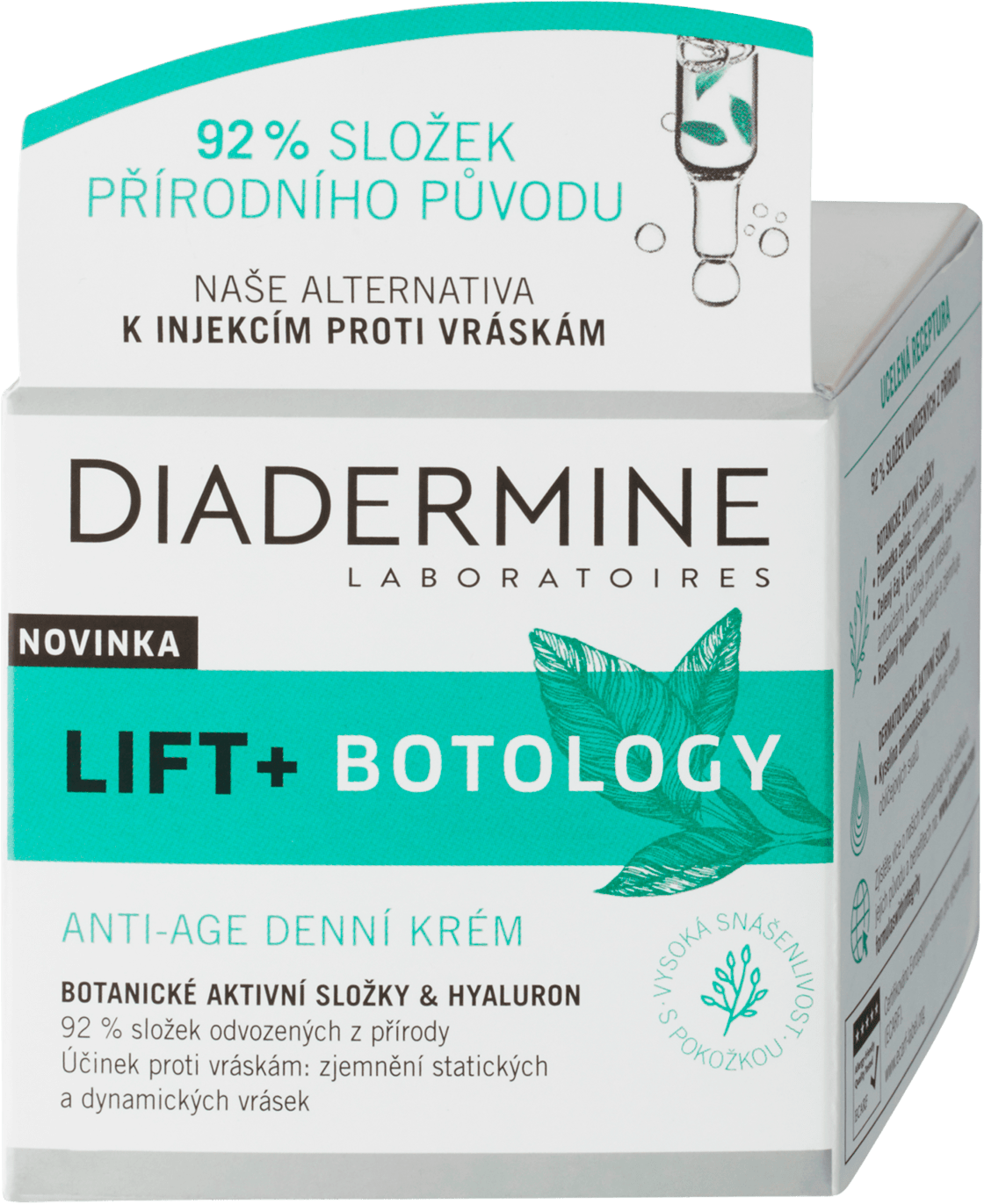 Diadermine Lift + Botology Anti-Age day cream, 50 ml