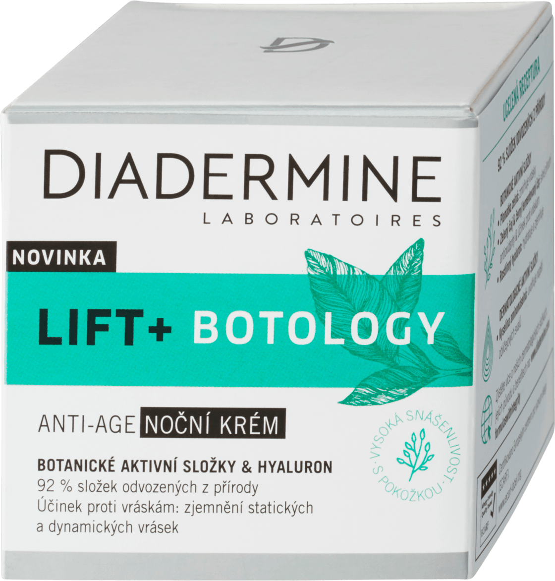 Diadermine Lift + Botology Anti-Age night cream, 50 ml