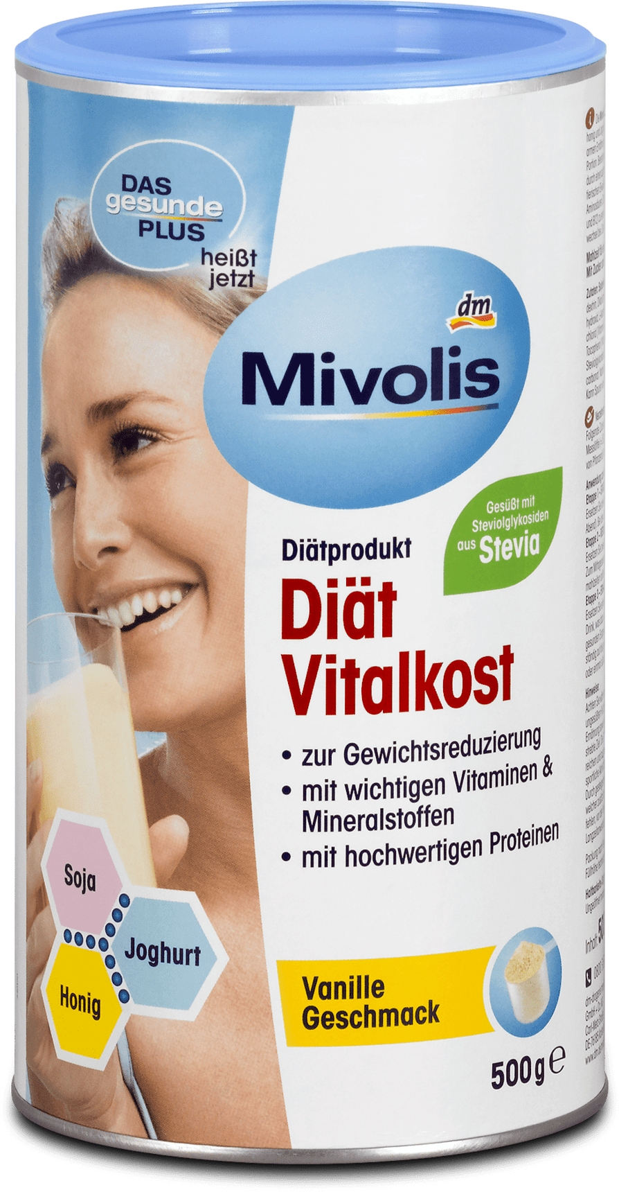 Mivolis diet drink vanilla, 500 g