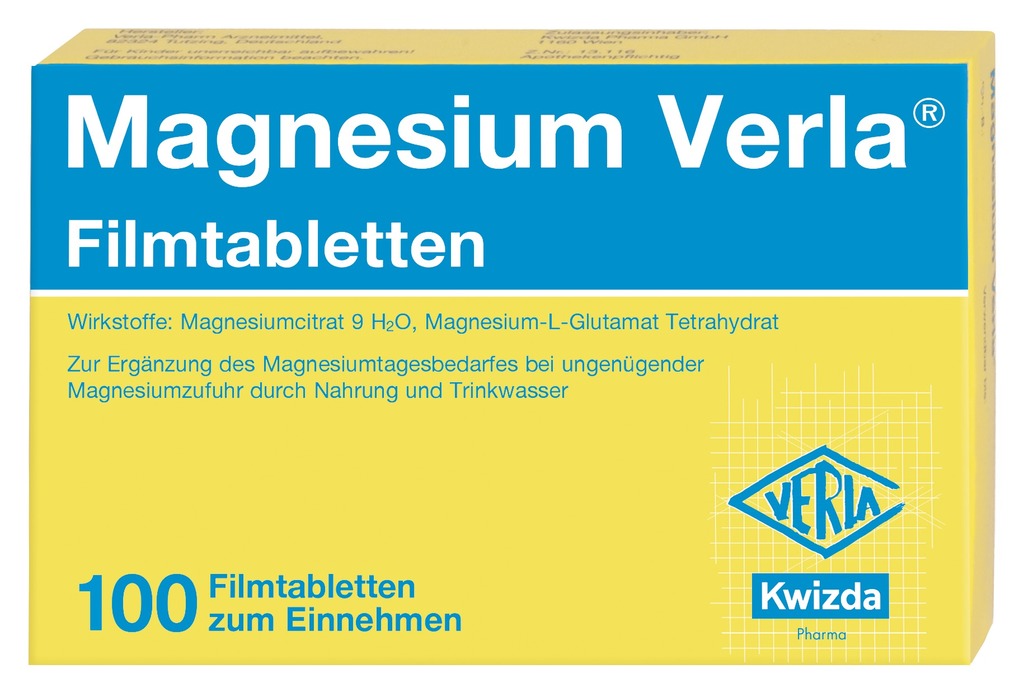 Magnesium Verla 100 tablets