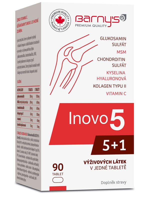 Barny's Inovo 5 90 tablets for joints and muscles - mydrxm.com