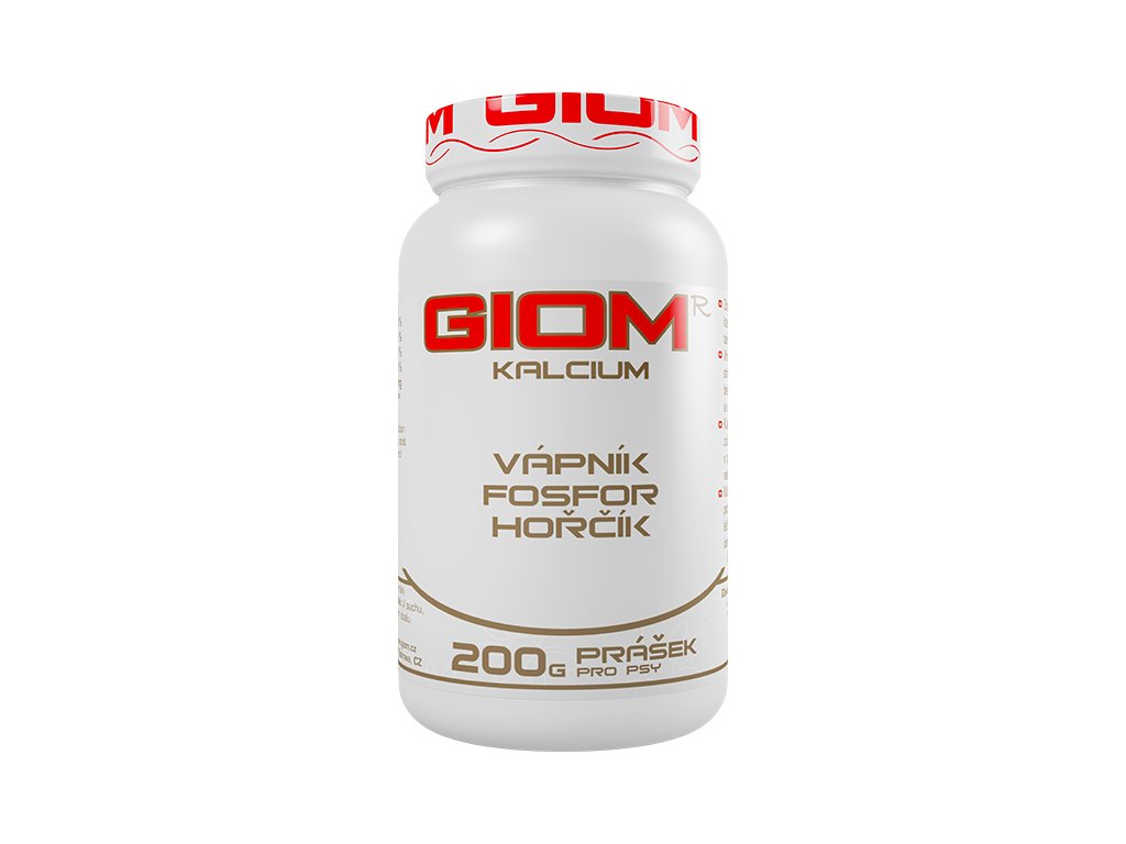 Giom Calcium + D3 for dogs and cats 200g
