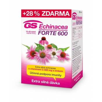 GS Echinacea Forte 600, 70 tablets + 20 tablets FREE - mydrxm.com