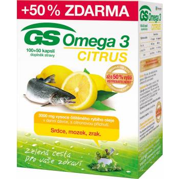 GS Omega 3 Citrus 100 capsules + 50 capsules FREE - mydrxm.com