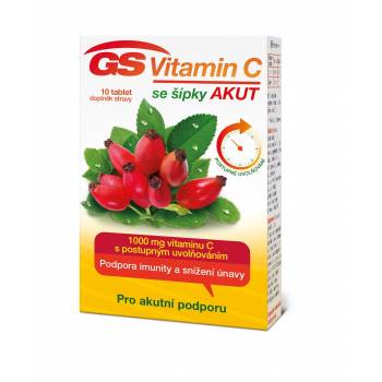 GS Vitamin C 1000 with rosehip Akut 10 tablets - mydrxm.com