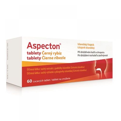Aspecton black currant against cough 60 tablets
