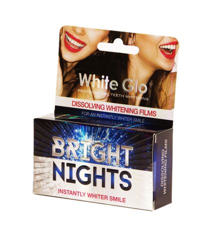 White Glo Bright Nights Bleaching Tape 6 pcs