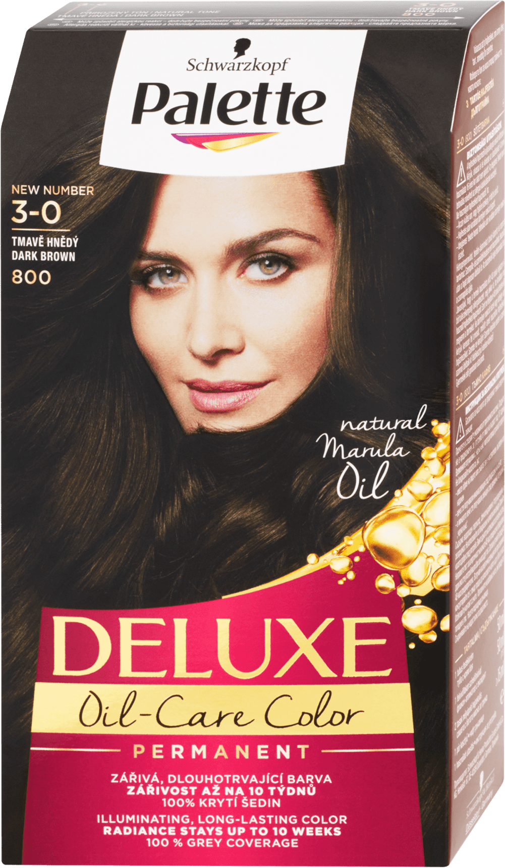Schwarzkopf Palette Deluxe Hair color Dark Brown 800 / 3-0, 130 ml