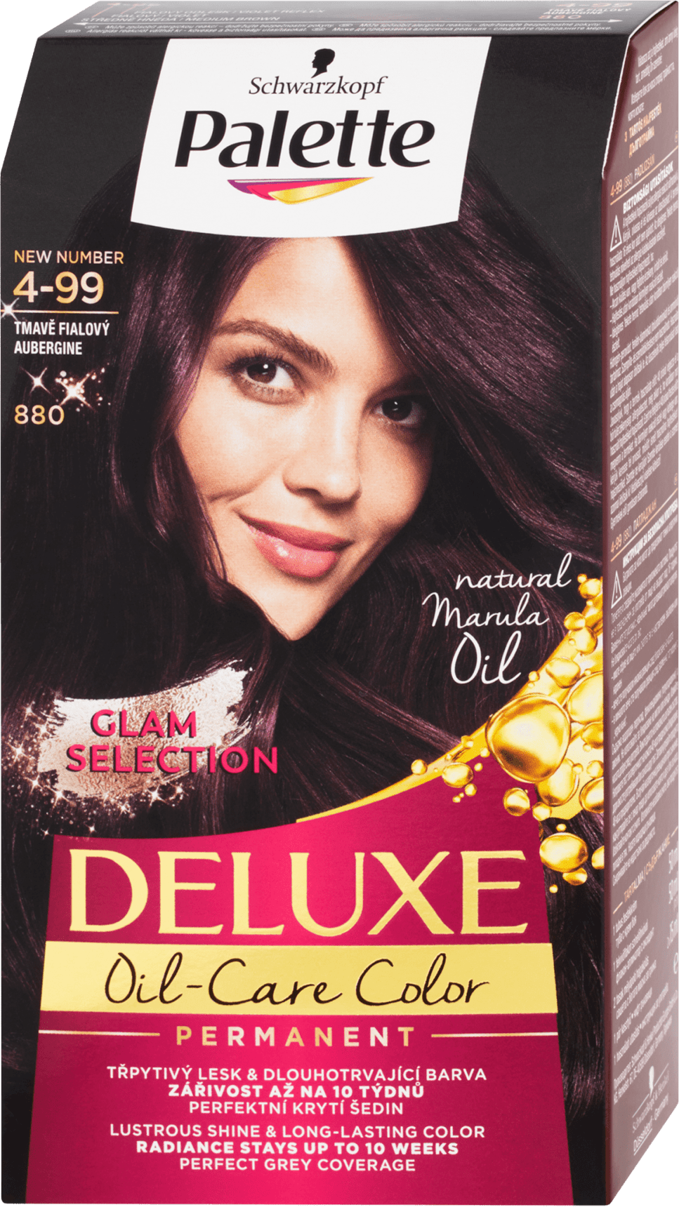 Schwarzkopf Palette Deluxe Hair color Dark purple 880 / 4-99