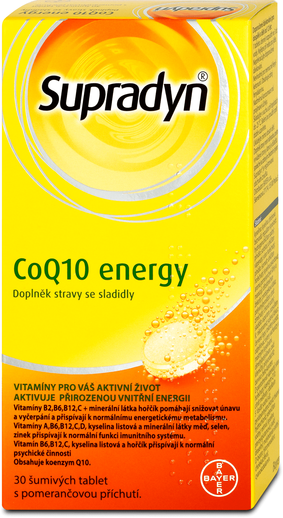Bayer Supradyn CoQ10 Energy, 30 Effervescent tablets - mydrxm.com