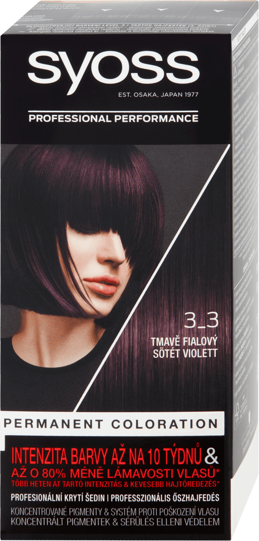 Syoss hair color Dark purple 3-3
