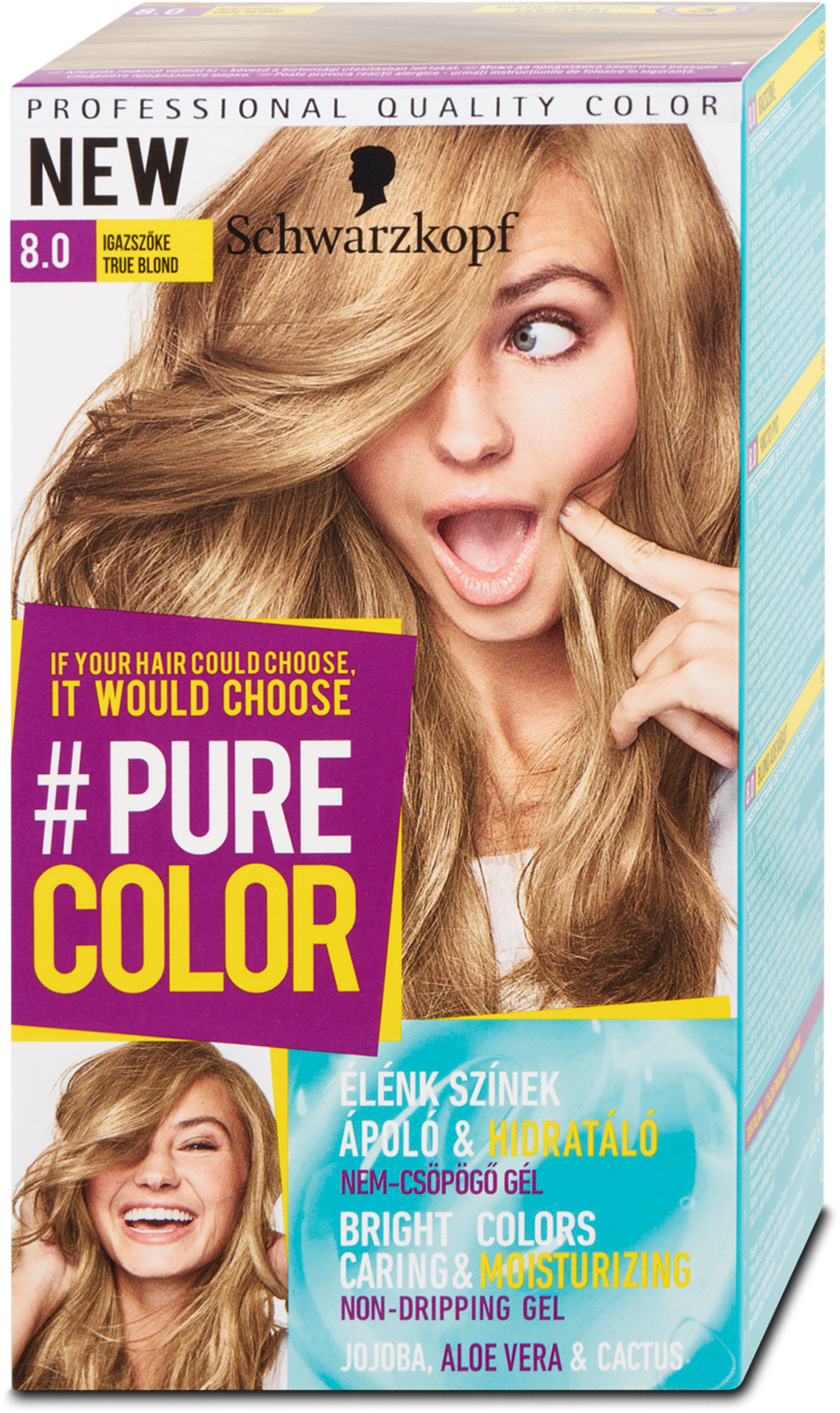 Schwarzkopf Pure Color Hair Color Real blond 8.0, 142.5 ml