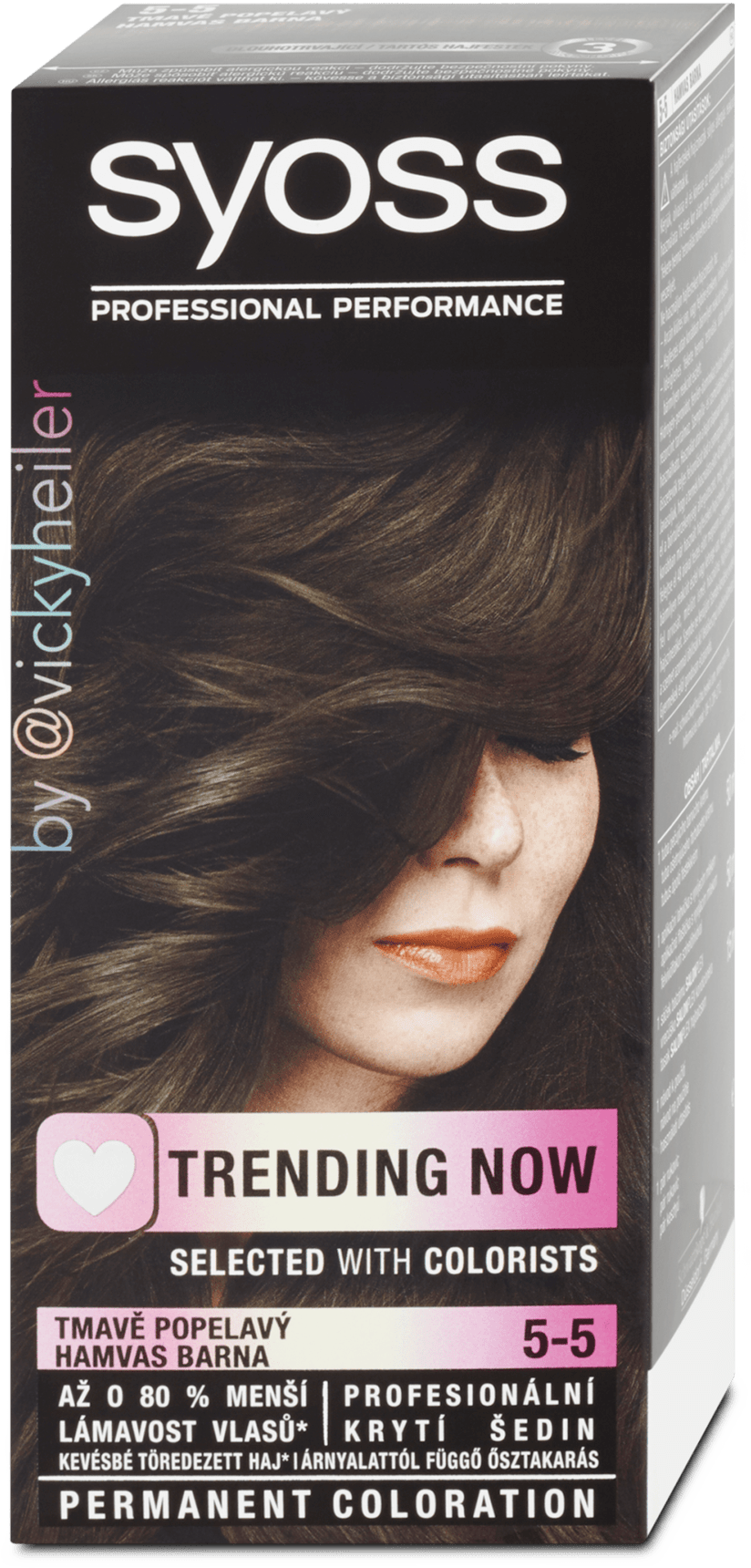 Syoss hair color Dark Ash 5-5