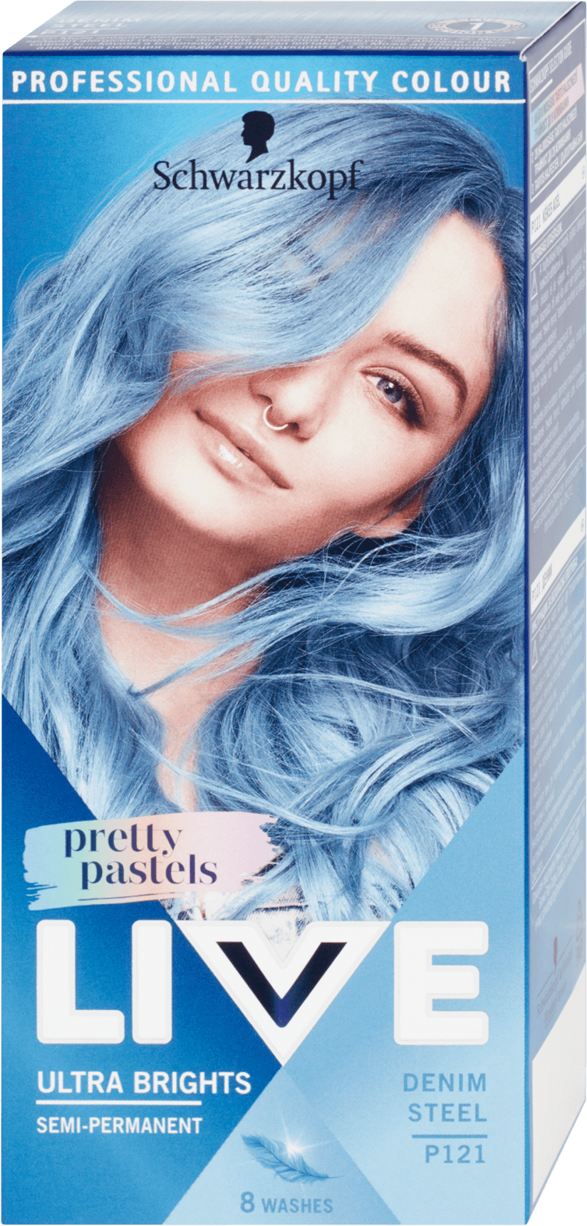 Schwarzkopf Live hair color Denim Steel P121