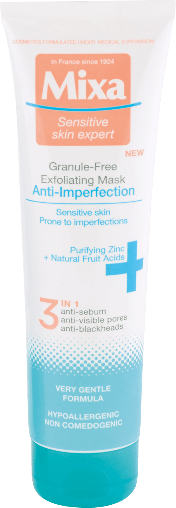 Mixa Anti Imperfection cleaning exfoliating mask anti black dots pores 150 ml - mydrxm.com