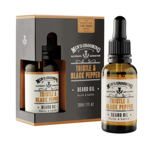Scottish Fine Soaps Black pepper and milk thistle beard oil 30 ml