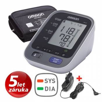 Omron M6 AC with power supply tonometre + 5 years warranty