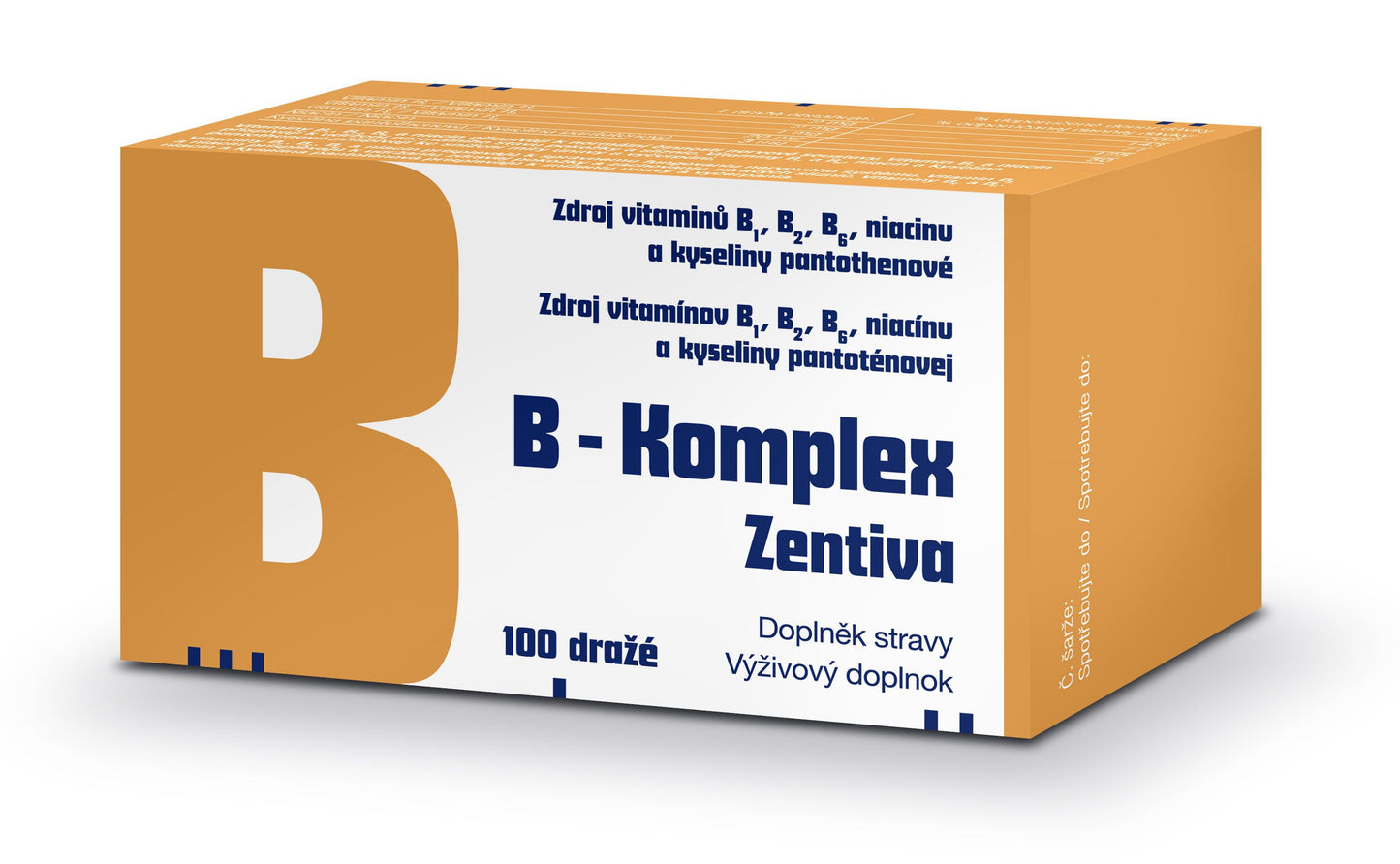 Zentiva B-Complex 100 dragees - mydrxm.com