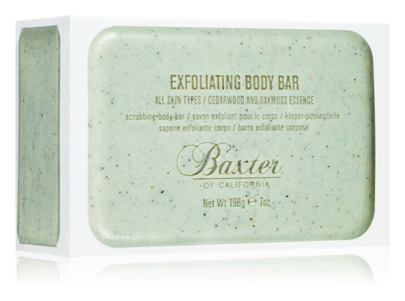 Baxter of California Exfoliating Body Bar Cedarwood & Oakmoss Essence 198 g