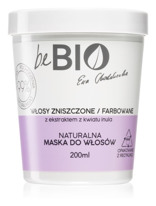 beBIO Damaged & Colored Hair mask for weak and damaged hair 200 ml