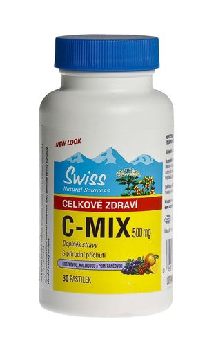 Swiss C-MIX natural 500 mg 30 suction tablets